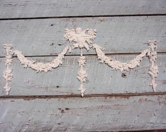 Angel Wings / Cherubs  Rose Swags & Drops Onlay Architectural Carvings Mouldings Flexible Trims  Made in the Usa