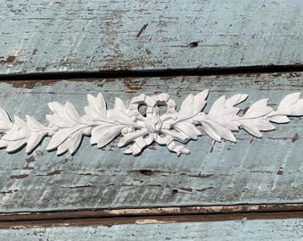 Floral Center & Bow Furniture Appliques Onlays Architectural Mouldings FLEXIBLE