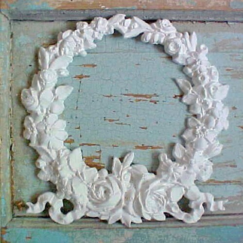 WHOLESALE 50% OFF Rose Wreath Furniture Applique Onlay Architectural Mouldings Trims FLEXIBLE