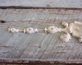 New Shabby Chic Rose Floral Wreath Center Furniture Applique Architectural 