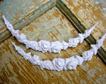 Roses Swags Onlays Rose Furniture Appliques Architectural Mouldings FLEXIBLE