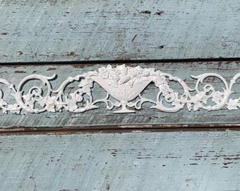 FRENCH FLORAL VINES Crest Furniture Appliques Onlays Architectural Mouldings Flexible!