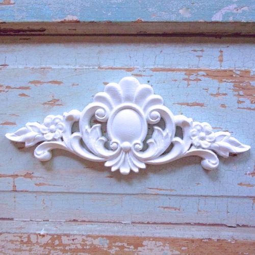 Shabby Chic Rose / Floral Center FURNITURE APPLIQUES Etsy