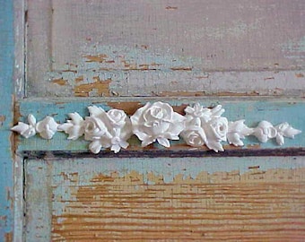 Roses FURNITURE APPLIQUES Onlays Mouldings Architectural Antique Reproductions Furniture Decor Handmade