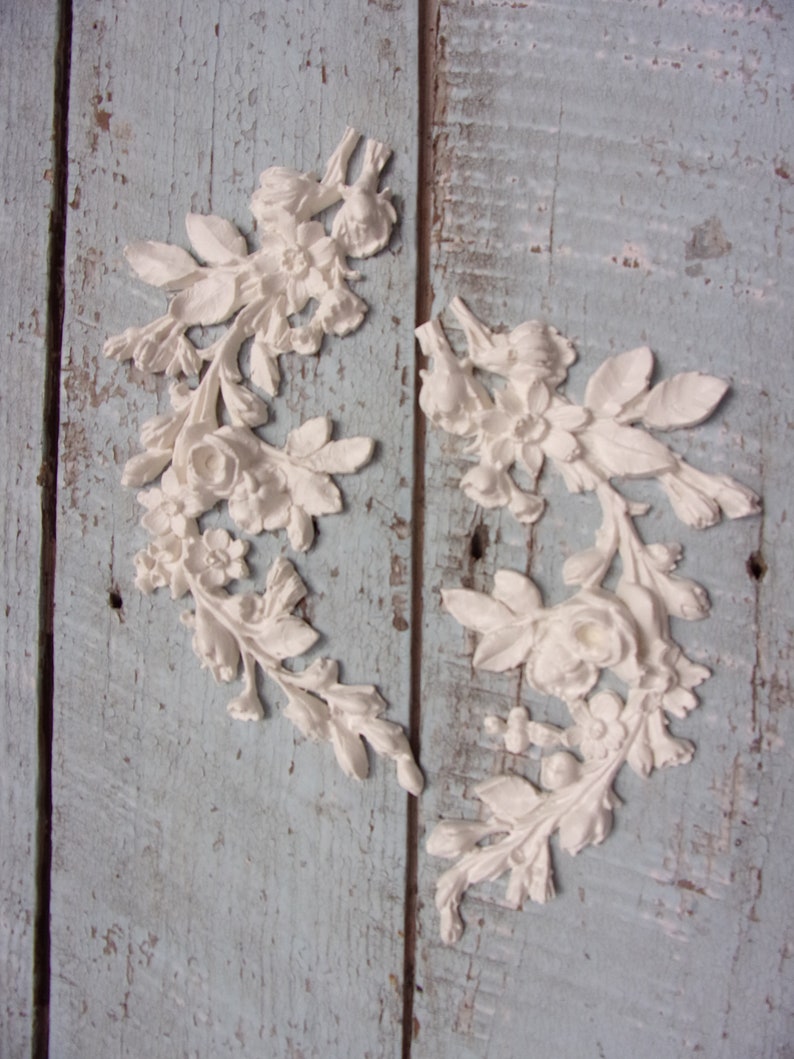 FURNITURE APPLIQUES Shabby Chic Roses LARGE Vines Furniture Etsy