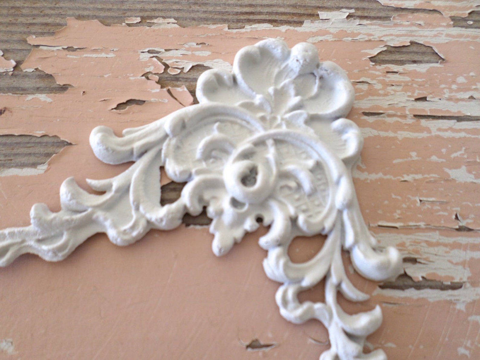 Shabby Chic Furniture Appliques Onlay Mouldings Architectural Etsy