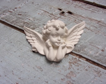 Angel Wings Cherubs Onlays Furniture APPLIQUES Mouldings