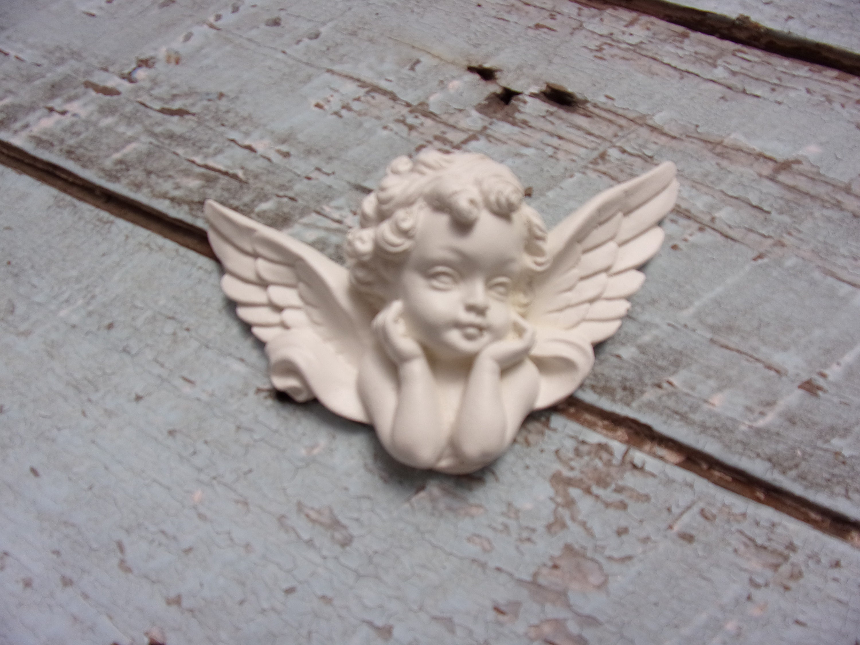Home Improvement New Shabby N Chic Floral Medallions 2 Pcs Furniture Appliques A