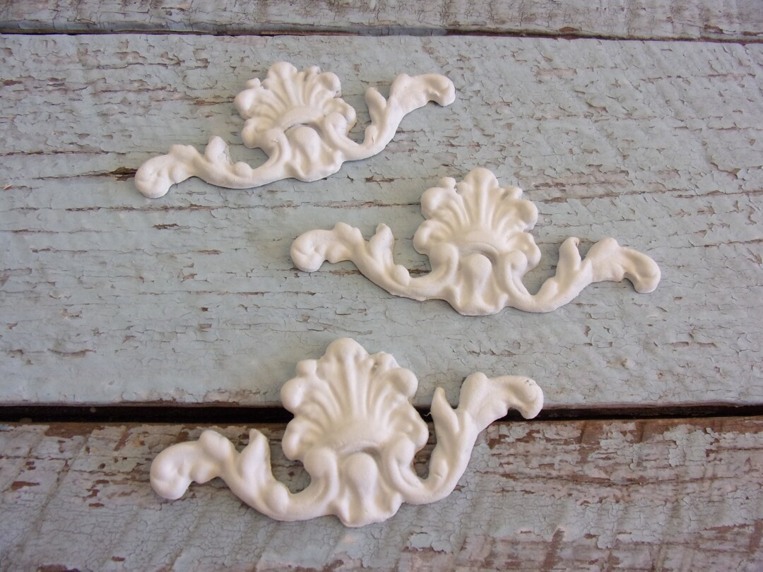 Shabby Chic FURNITURE APPLIQUES Architectural Floral Centers Etsy