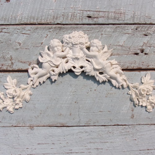 Shabby Chic Rose Bouquet Furniture Appliques Architectural Etsy