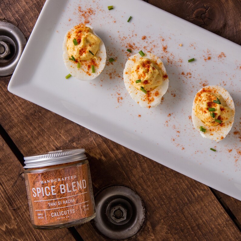 Thai Si Racha Handcrafted Spice Blend 2.5 ounces in Glass Etsy