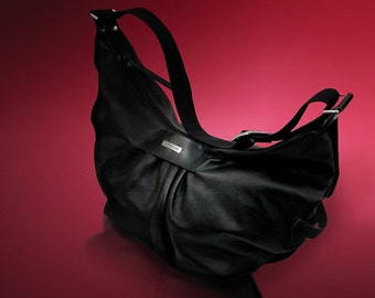 Handmade Nappa Leather Hobo Bag • Emma