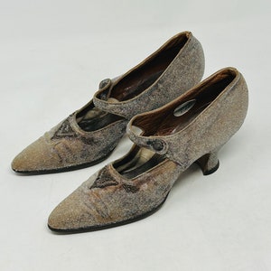 Vintage 1910s-1920s Edwardian/Flapper Heels Shoes