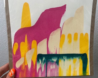 Pink Hills Painting