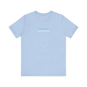 Precision CNC Machinist Blueprint G-Code Workshop Tee