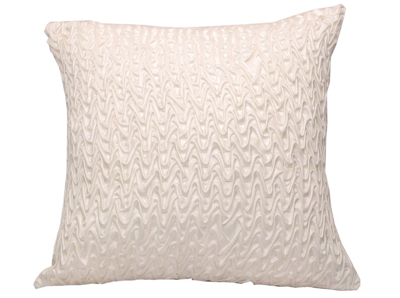 18x18 pillows Ivory Throw Pillow White Throw Pillow Etsy