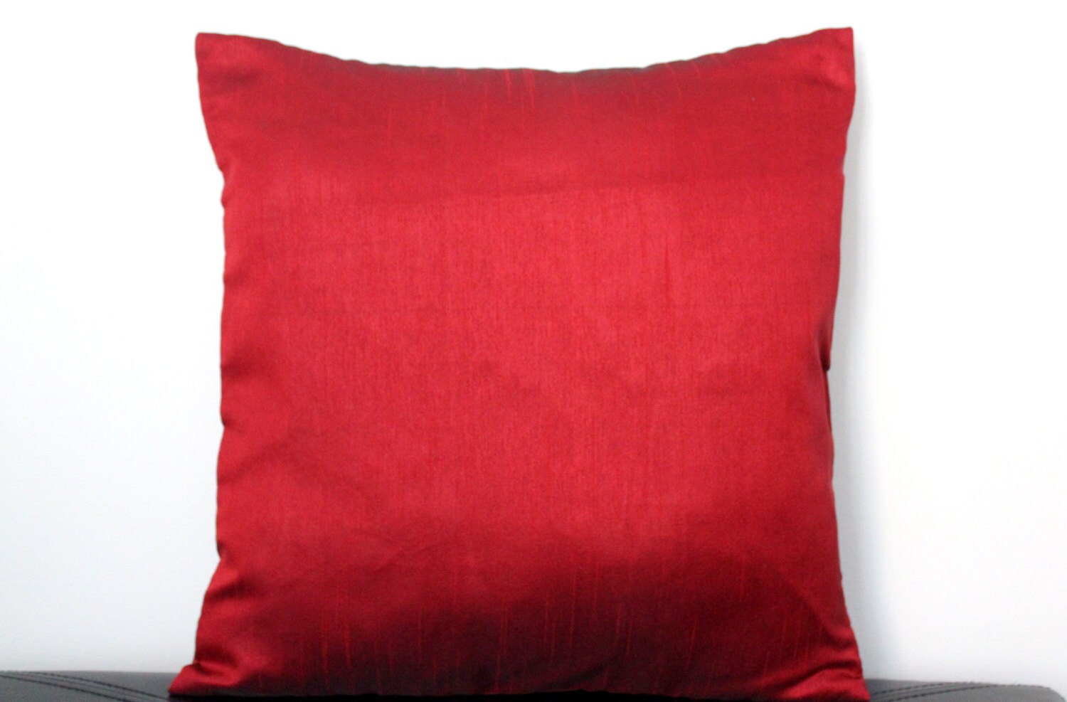 Maroon Pillow Deep Red Throw Pillow Cover Solid Pillows Etsy