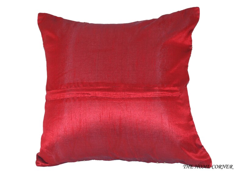 Christmas Decor Deep Red Throw Pillow Cover Pillow Red Accent Pillow