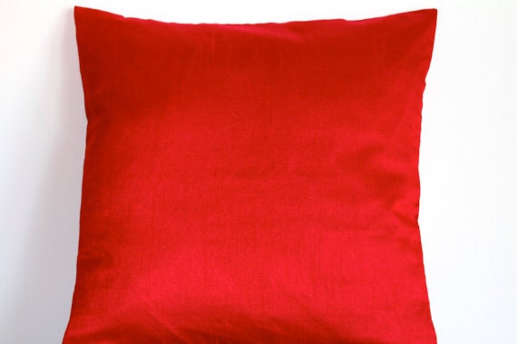 Solid Red Pillow Throw Cover Pillows Red Throw Pillow Cover Solid Pillows