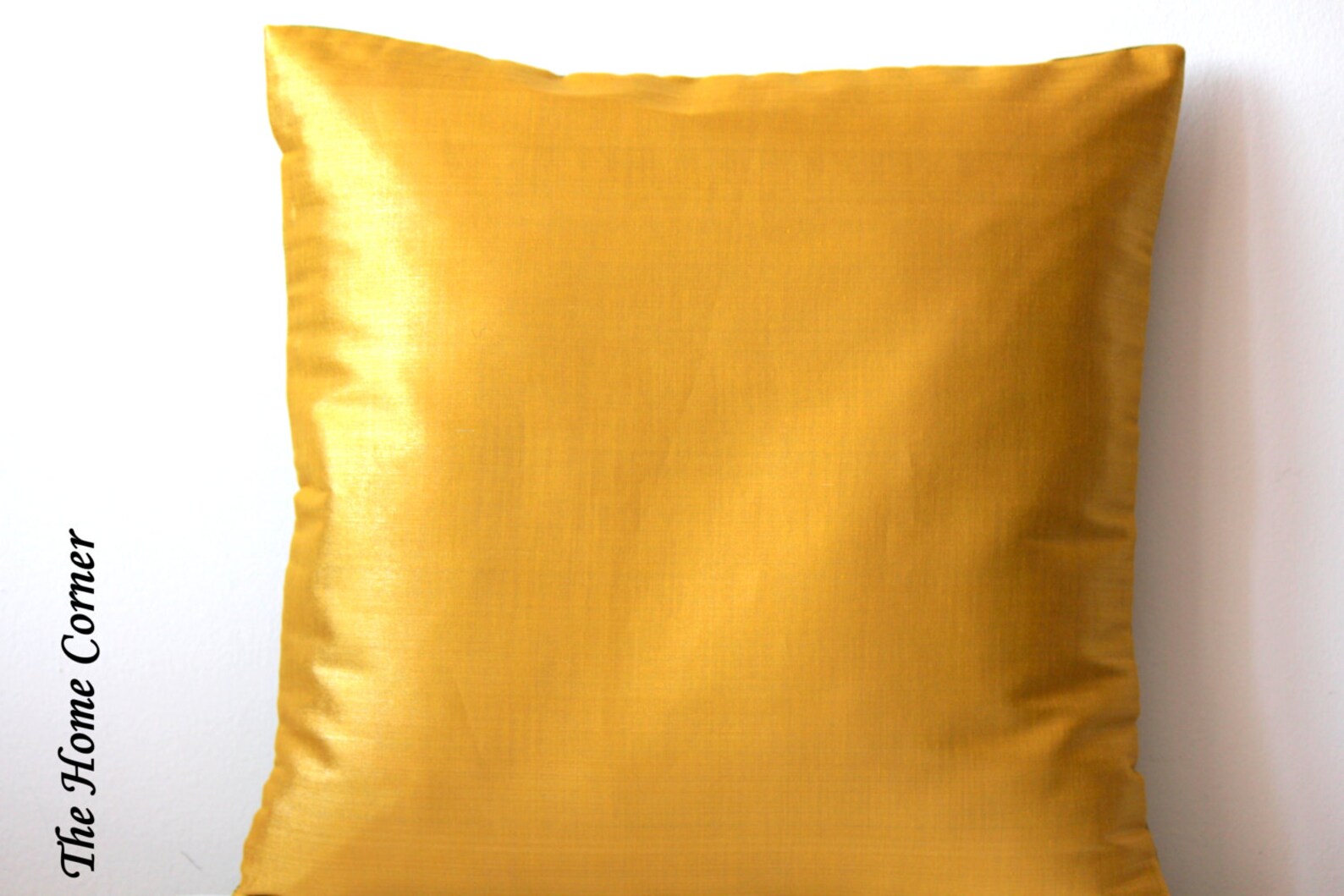 Gold Pillow Cover Solid Pillow Gold Silk Pillow Gold Cushion Etsy