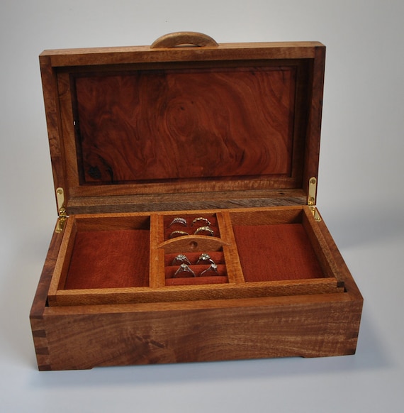 timber jewellery box