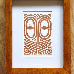 Framed Oceanic Style Print
