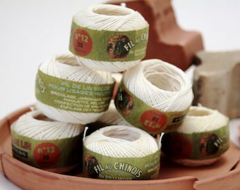 Linen Thread, Fil Au Chinois, Fil de Lin, French General Use Linen Thread