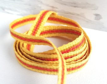 1.1cm width linen sewing tape, sunburst, for bookbinding, sewing, trimming and more, 50cm increments