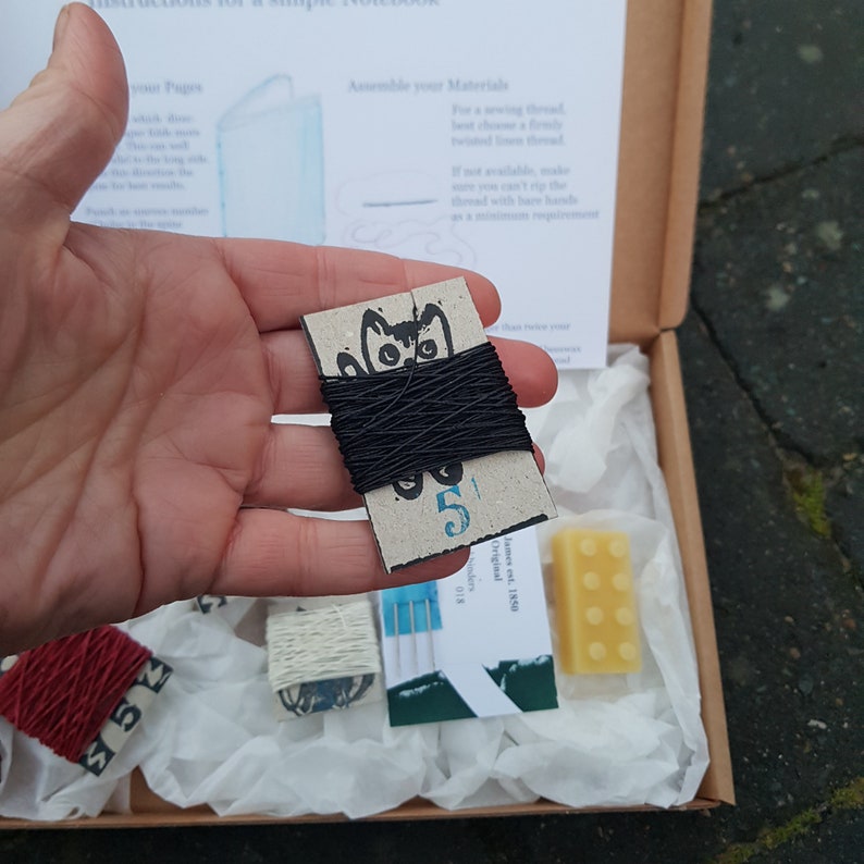 Tool Set, Bookbinder's Starter Kit, Bookbinding Gift Kit image 3
