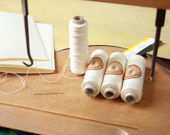 Professional Bookbinding Thread, Traditional 100% Linen, French Fil Au Chinois