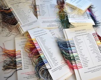 Color Chart for Linen Thread