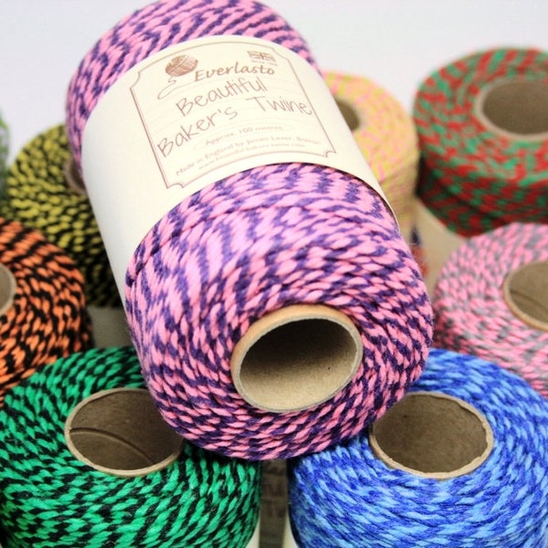 Baker's Twine, Two-Coloured, 100m