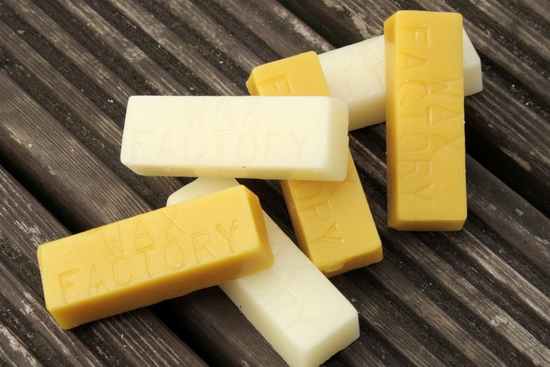 Pure Beeswax Bar, approximately 1oz / 30g image 1