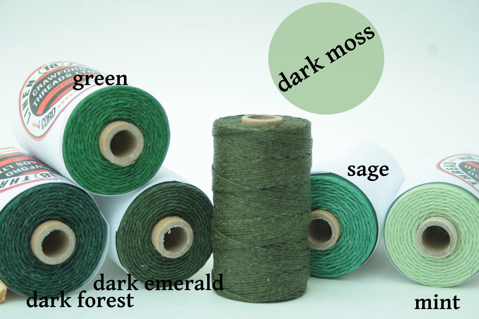 100m of Crawford's 4ply Waxed Linen Thread Waxed Etsy