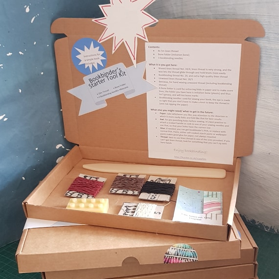 Tool Set Bookbinder's Starter Kit Bookbinding Gift Kit Etsy UK