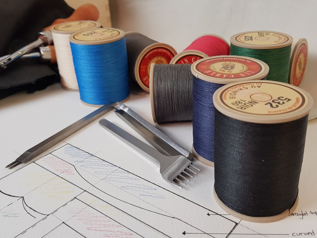 Waxed Linen Thread by Fil Au Chinois, Lin Cable No. 532, Whole 50g Reel ...