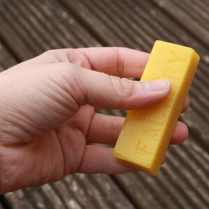 Pure Beeswax Bar, approximately 1oz / 30g image 4