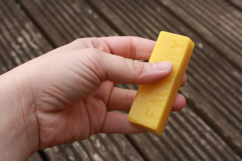 Pure Beeswax Bar, approximately 1oz / 30g image 4