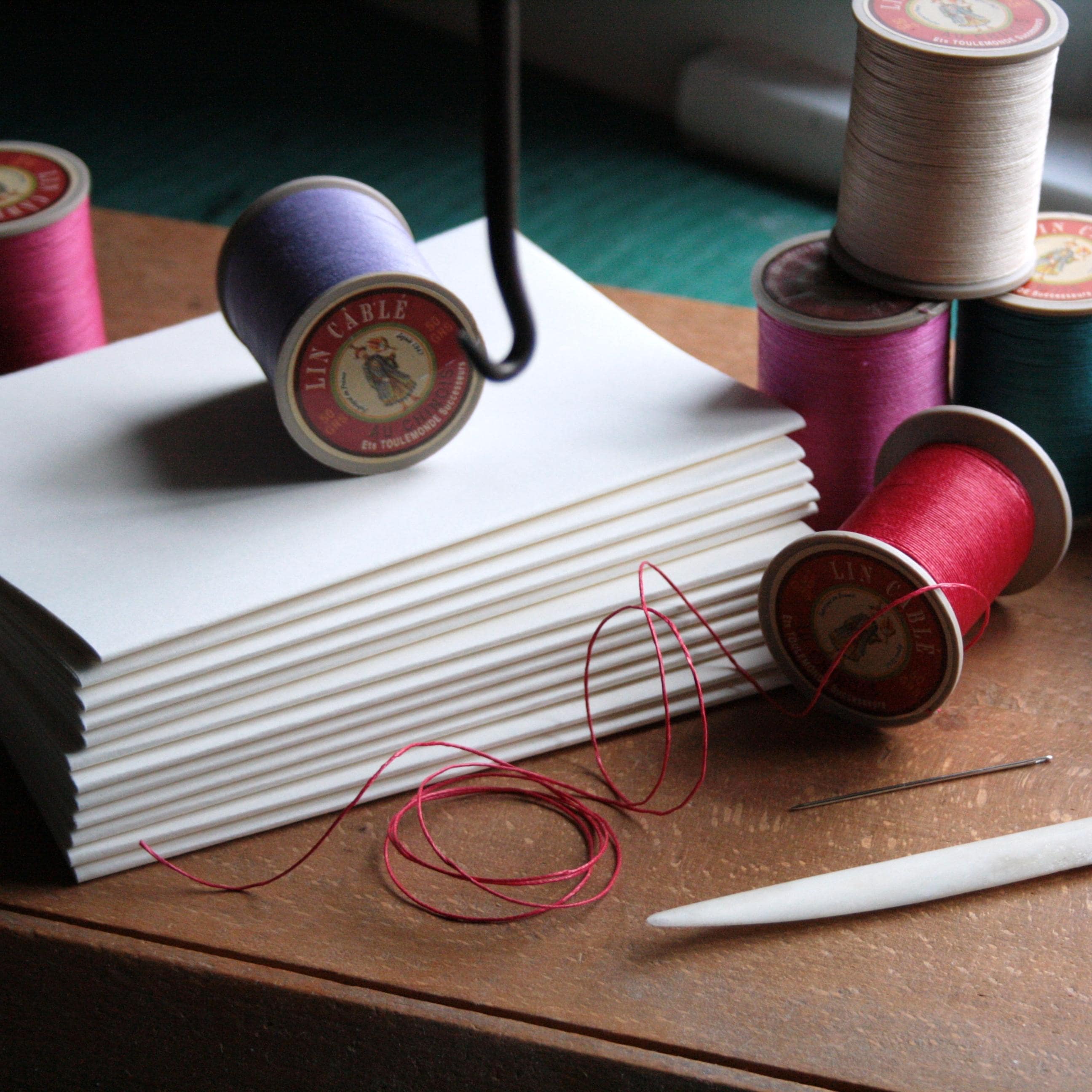 75m of Lin Cablé No. 332 (thickest), Fil Au Chinois, Corded Waxed Linen ...