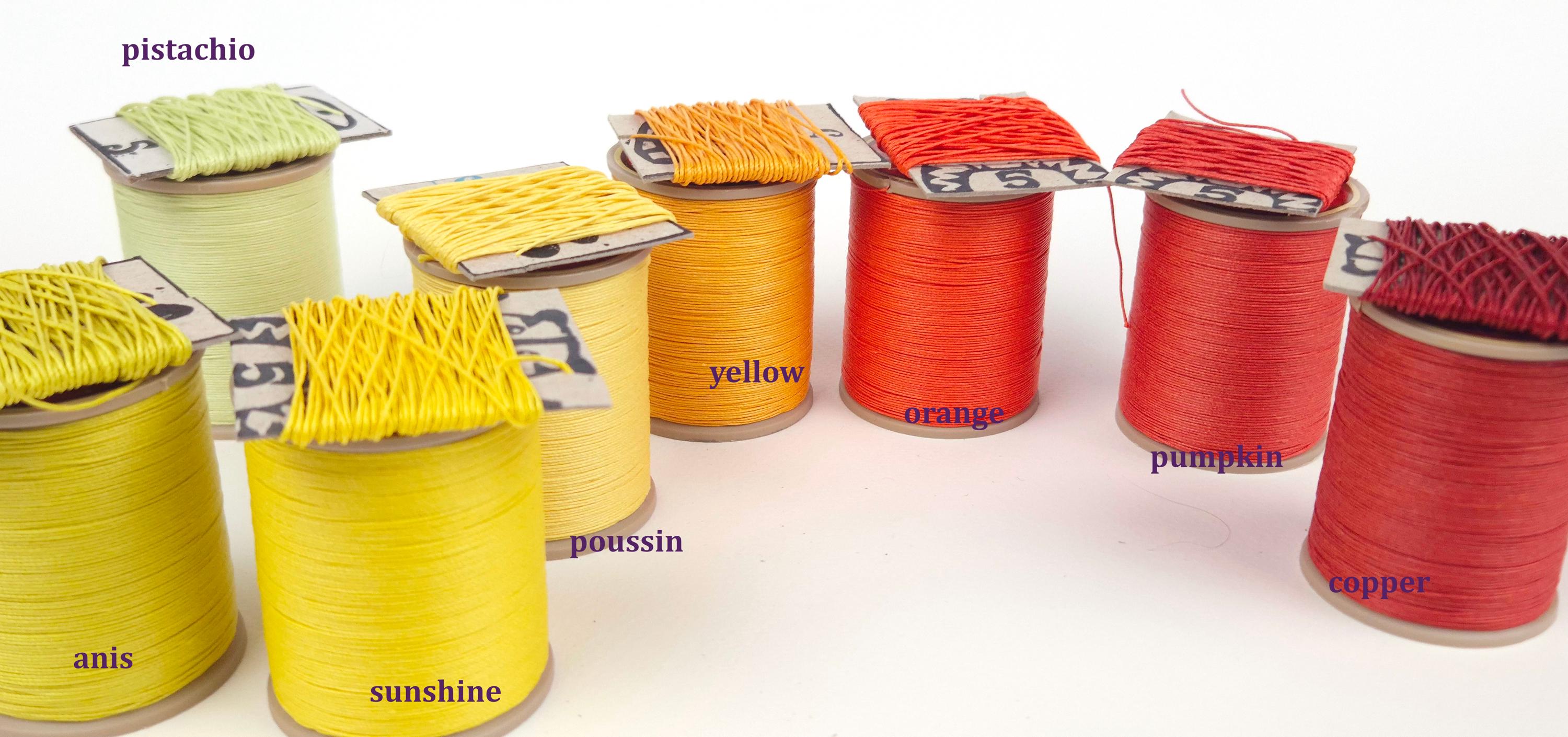 25m Fil Au Chinois Cabled Waxed Linen Thread, Lin Cablé No. 332, 5 ...