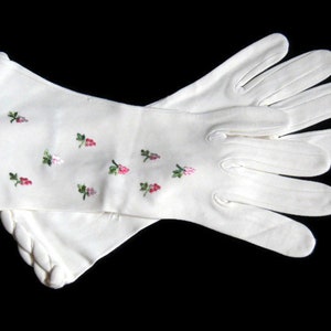 Accessoires Handschoenen & wanten Avondhandschoenen & chique handschoenen Lange avond handschoenen Vintage Formeel Groot Nylon 