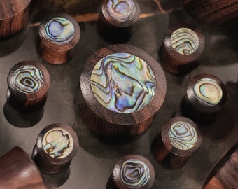 Sono Abalone Wood Plug