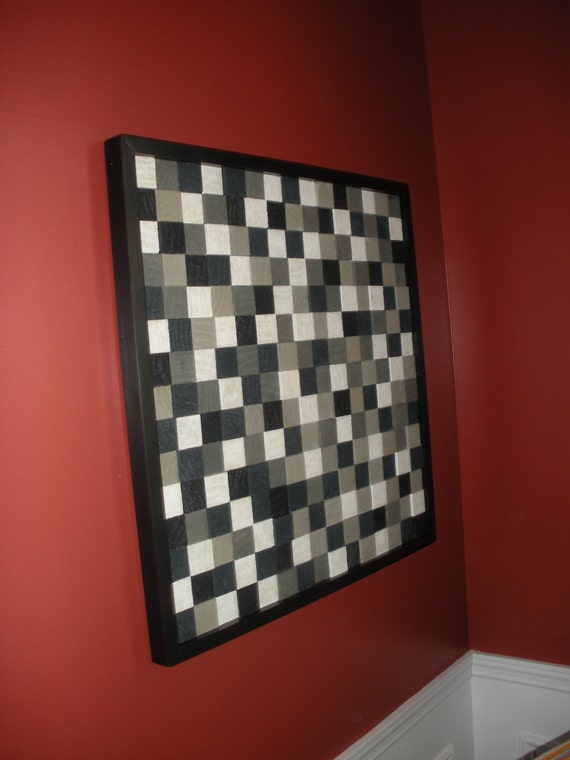 Black and White Wood Wall ArtONE OF A KIND Wood Wall ArtOn Etsy