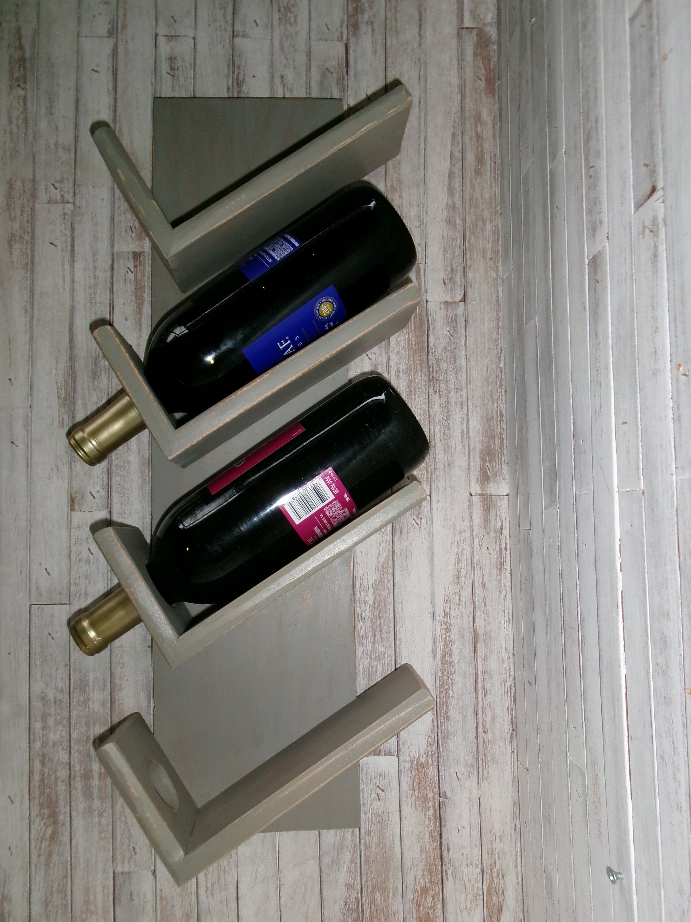 4 Bottle Wine Rack Etsy