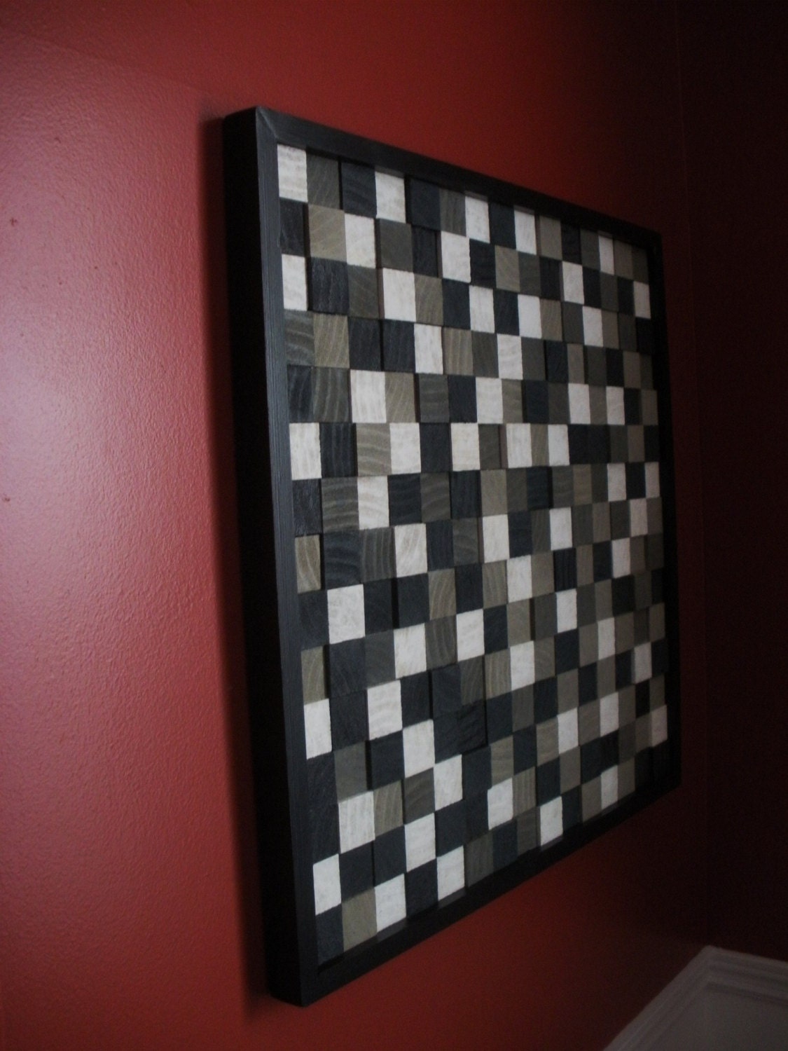 Black and White Wood Wall ArtONE OF A KIND Wood Wall ArtOn Etsy