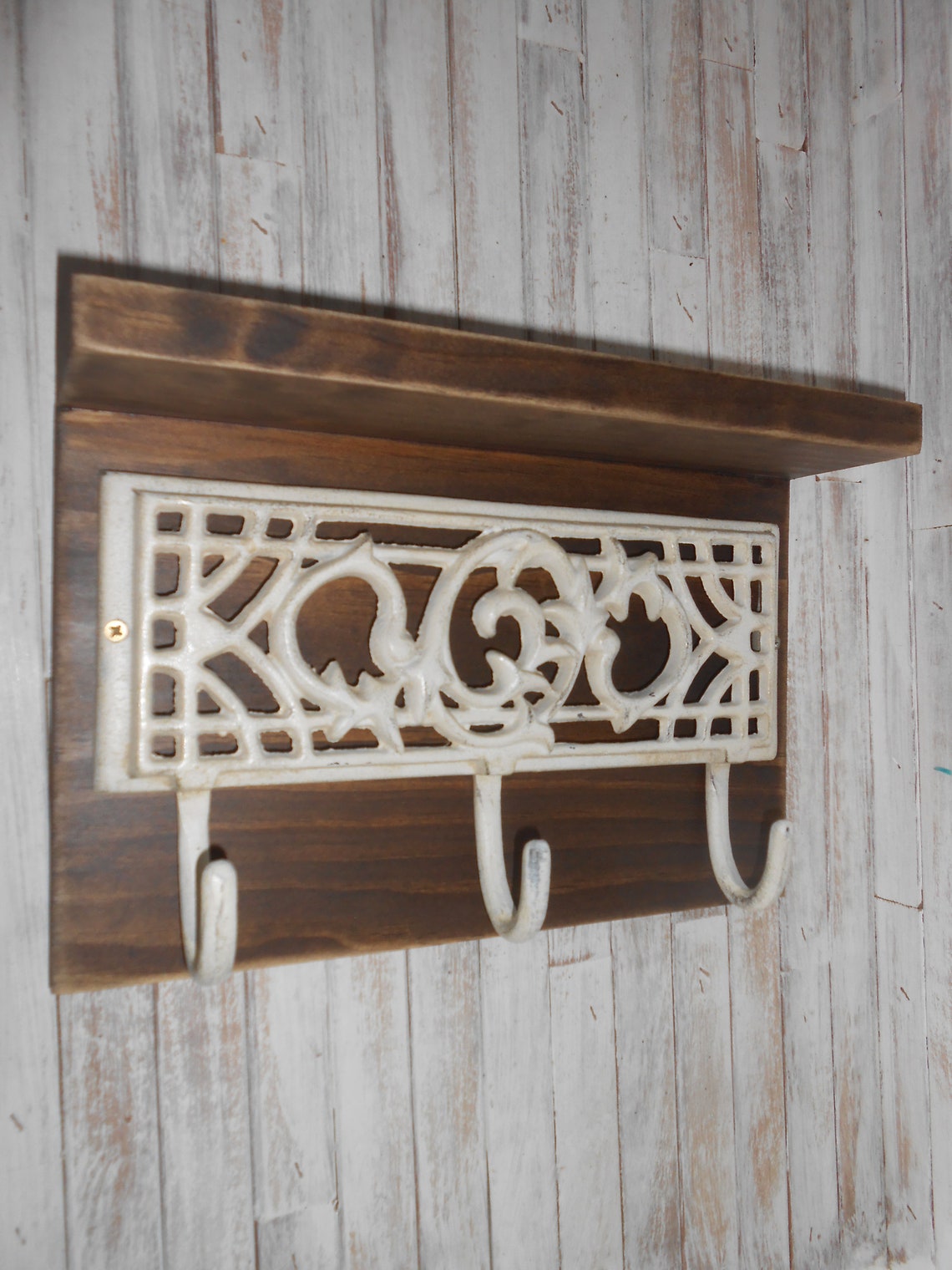 Wrought Iron Towel RackWall Mount Towel HolderKey Etsy