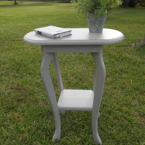 Painted Side Table Etsy