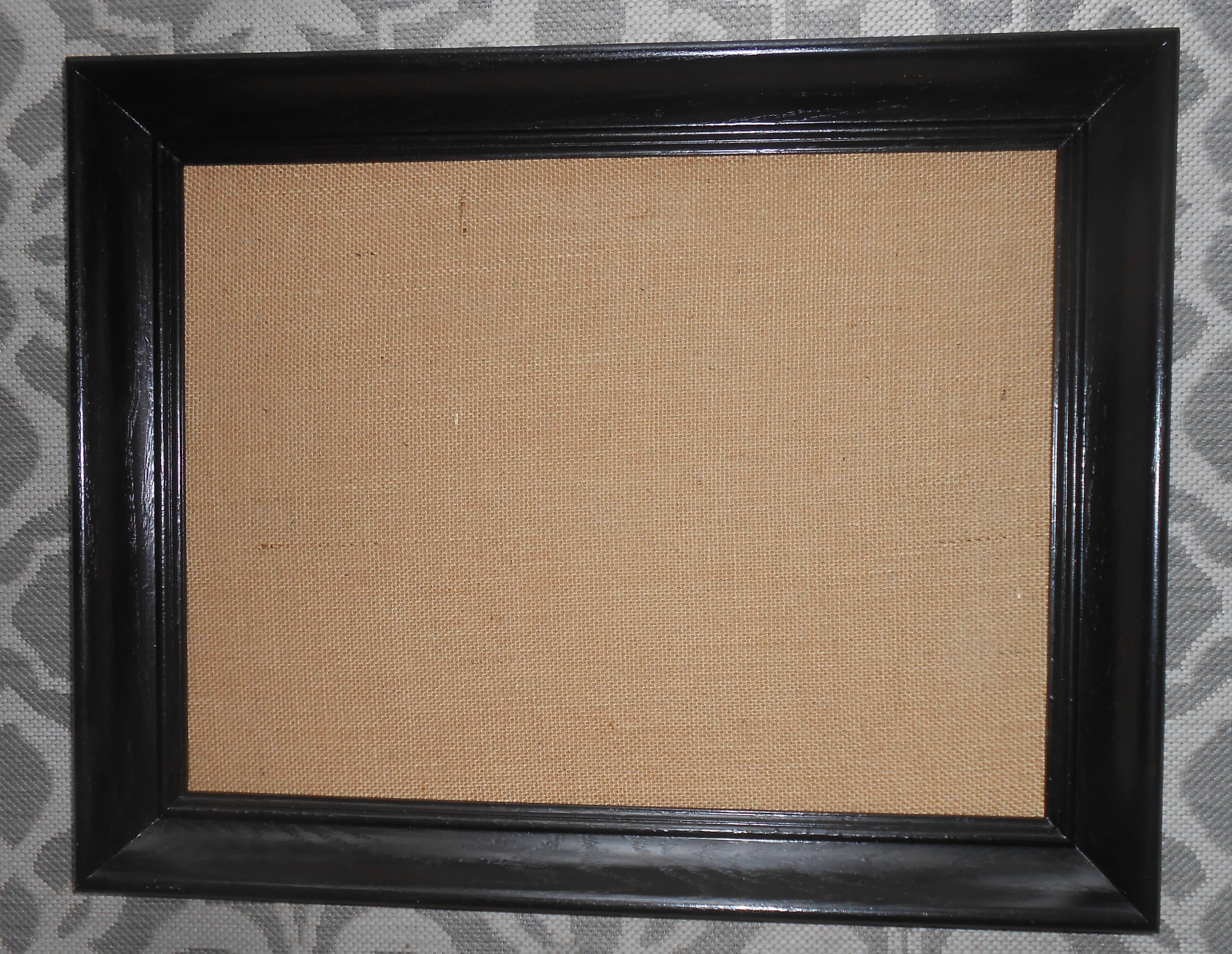 Black Framed Bulletin Boardburlap Bulletin Boardframed Pin Etsy UK