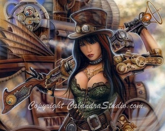 Time Traveler Artist Signed 11x14 Print