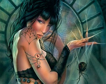 Black Widow Signed 11x14 Print